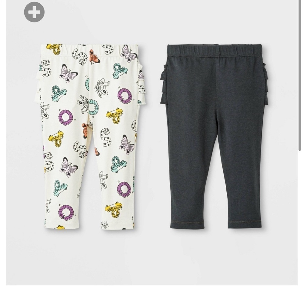 Baby Girls' 2pc Ruffle and Dots Shorts Cat & Jack
